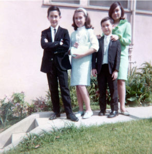 Family photo, Veronica Slaughter with her siblings in 1964